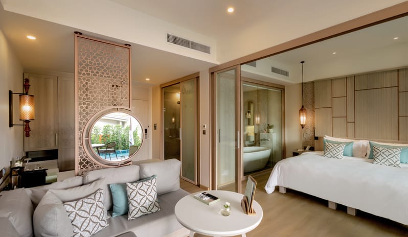 Pool Suite Living Area